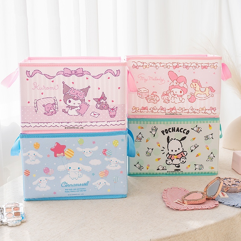 Sock Organizer Tray - Echte Sanrio-personages Multifunctionele boekenpop Snack-opbergdoos Grote