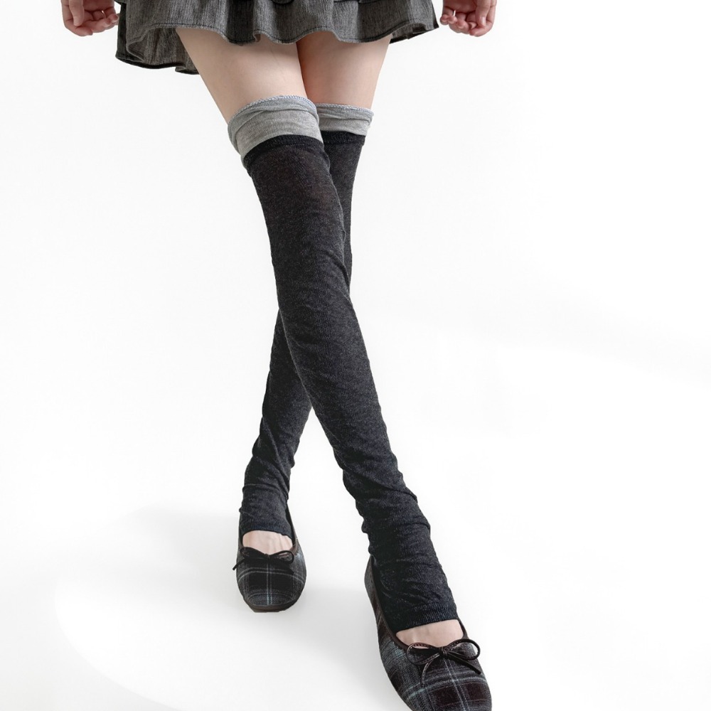 Gebreide, wijde beenwarmers me - Boot Sock Slouchy recensie en prijs